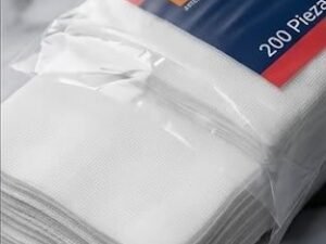 Gasa seca no esterilizada 200 piezas