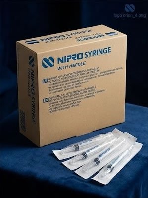 Jeringa desechable 3 ml NIPRO 100 piezas